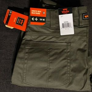 Men’s work pant size 34x34, olive green